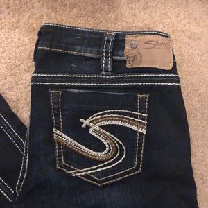 Silver jeans